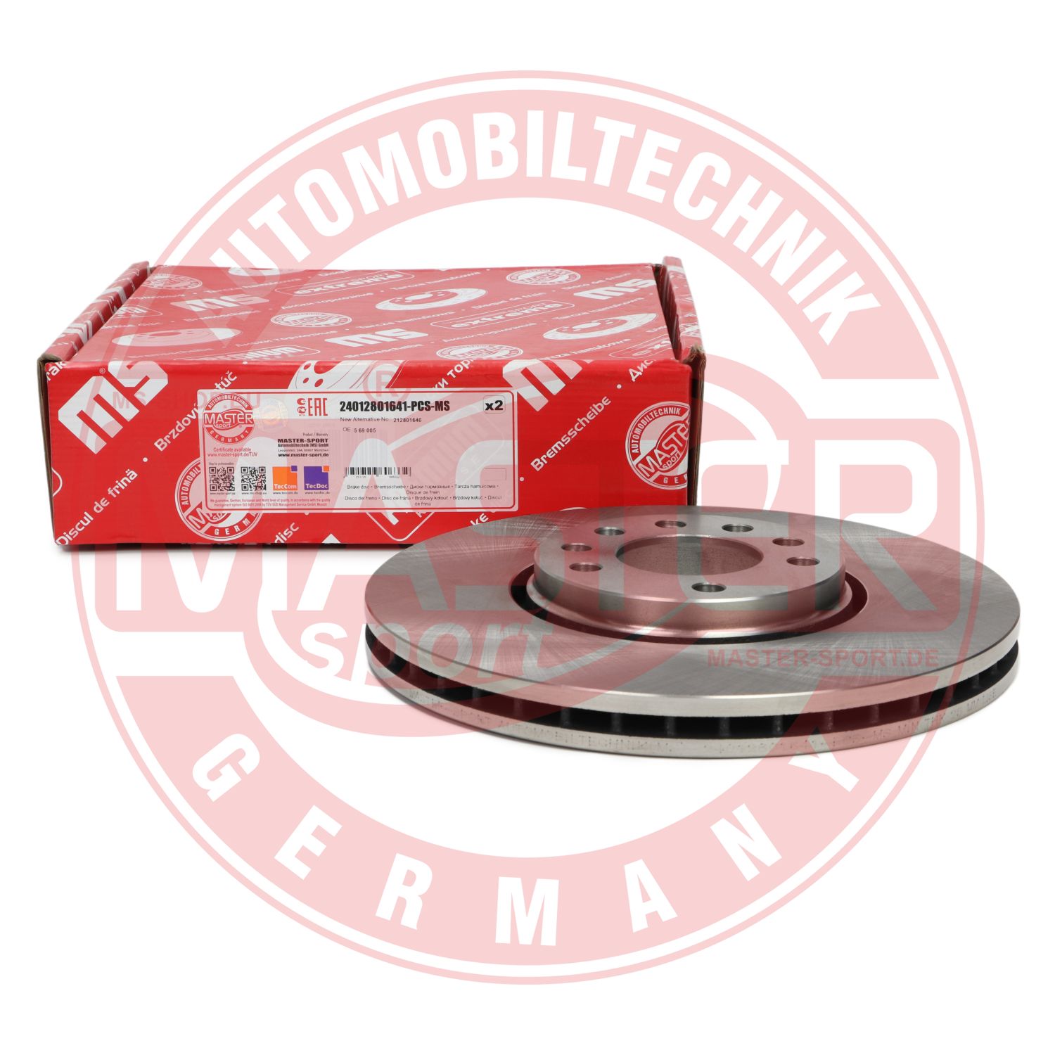 Disc frana MASTERSPORT GERMANY 24012801641-PCS-MS